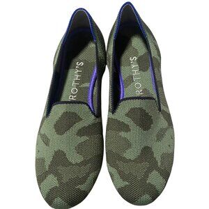 NEW Rothy's Loafer Camo Women's Shoes Flats Slip Ons Size 8 Round Toe